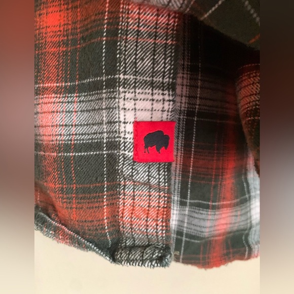 Mountain khaki snap button flannel mens saloon flannel - Picture 3 of 11